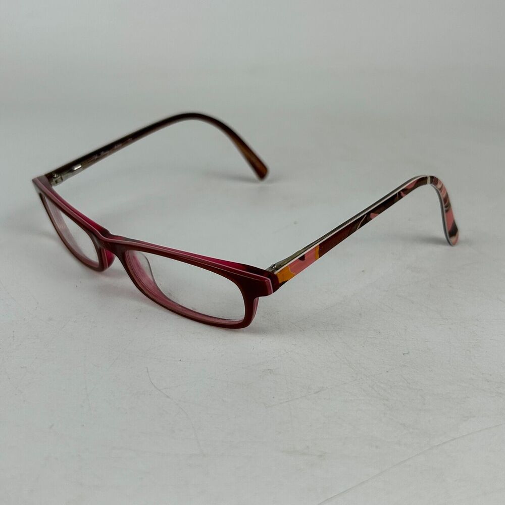 Vera Bradley 23034 LX Eyeglasses Womens Brown Plastic Carnaby Frame 47-16
